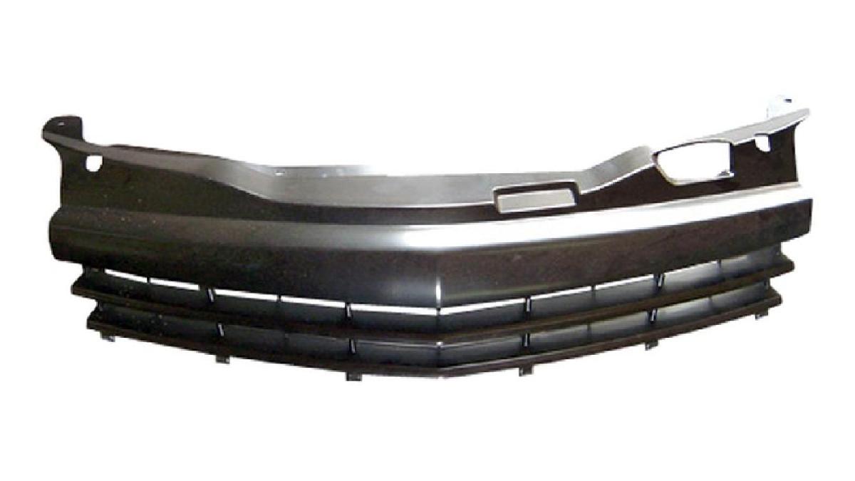 Grille+sans+logo+sur+mesure+pour+Opel+Astra+H+GTC+3+portes+2005-2009+noir